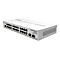 Ein weiÃŸer Cloud Router Switch, vorne mit AnschlÃ¼ssen, beschriftet mit Cloud Router Switch.