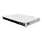 Weißer MikroTik Cloud Switch CRS354 in der Frontalansicht mit zahlreichen Ethernet- und SFP-Ports.