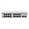 Weißer MikroTik Netzwerk-Switch CSS318-16G-2S+IN mit 16 Gigabit-Ethernet-Ports und 2 SFP+-Steckplätzen.