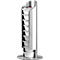 Milchkapselspender Caterado MEMPHIS, für 9 Portionspackungen, spülmaschinenfest, Ø 80 x H 175 mm, Edelstahl gebürstet, silber
