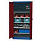Milieuopslagkast asecos E-CLASSIC-MF, scharnierende deuren, voorzijde paars, B 950 x D 500 x H 1950 mm