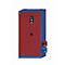 Milieuopslagkast asecos E-CLASSIC-UF, scharnierende deuren, voorzijde paars, B 950 x D 500 x H 1950 mm
