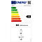 Mini koelkast exquisit, 70 W, 43 l, 41 dB, 2 vakken/1 vriesvak/2 deurvakken, deurscharnier omkeerbaar, B 440 x D 470 x H 510 mm, wit