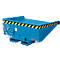 Mini spaanbak type EXPO-E 275, kipper met kabel, capaciteit 0,275 m³, tot 750 kg, lichtblauw RAL 5012