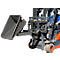 Mini-Spänebehälter Typ EXPO-E 150, Seilzug-Kippvorgang, Inhalt 0,15 m³, bis 750 kg, mausgrau RAL 7005