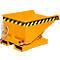 Mini spanencontainer type EXPO-E 150, kabelbediend kantelproces, capaciteit 0,15 m³, tot 750 kg, geel-oranje RAL 2000