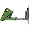 Mini spanencontainer type EXPO-E 150, kabelbediend kantelproces, capaciteit 0,15 m³, tot 750 kg, resedagroen RAL 6011