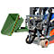 Mini spanencontainer type EXPO-E 150, kabelbediend kantelproces, capaciteit 0,15 m³, tot 750 kg, resedagroen RAL 6011