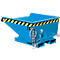 Mini spanencontainer type EXPO-E 225, kabelbediend kantelproces, capaciteit 0,225 m³, tot 750 kg, lichtblauw RAL 5012