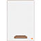 Mini-Whiteboard Nobo, Format A4, beidseitig nutzbar, magnethaftend, beschreibbar, abnehmbarer Ständer, Ablageschale, B 210 x T 5 x H 297 mm, weiß