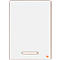 Mini-Whiteboard Nobo, Format A4, beidseitig nutzbar, magnethaftend, beschreibbar, abnehmbarer Ständer, Ablageschale, B 210 x T 5 x H 297 mm, weiß