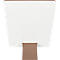 Mini-Whiteboard Nobo, Format A4, beidseitig nutzbar, magnethaftend, beschreibbar, abnehmbarer Ständer, Ablageschale, B 210 x T 5 x H 297 mm, weiß