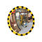 Miroir de sécurité industriel EUCRYL, 3,5 kg, ø 600 mm