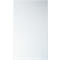 Un miroir rectangulaire blanc avec un cadre fin.