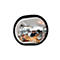 Miroir, ovale, 1 kg, 360 x 260 x 75 mm