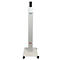 Mobiel hygiënestation Manuflex Proficlean Sensor S, B 400 x D 380 x H 1298 mm, met sensor-dispenser, zonder lekbak, incl. handdesinfectiemiddel &amp; batterijen