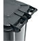Mobiele afvalcontainer GMT extra SSI-Schäfer - 90% gerecycled-kunststof - 120 L - EN-840 – voorbereid voor chipopname - trekhandgreep - zwart-zwart