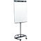 Mobiele flip-over Legamaster Sketch Easy, magnetisch whiteboard, ronde voet, incl. markeerplateau, B 680 x H 1050 mm, zwart en wit