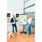 Mobiele flip-over Legamaster Sketch Easy, magnetisch whiteboard, ronde voet, incl. markeerplateau, B 680 x H 1050 mm, zwart en wit