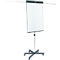 Mobiele flip-over Legamaster Sketch Pro, magnetisch bord, in hoogte verstelbaar, 2 zijarmen, stervoet, incl. startset, B 680 x H 1050 mm, zwart en wit