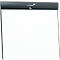 Mobiele flip-over Legamaster Sketch Pro, magnetisch bord, in hoogte verstelbaar, 2 zijarmen, stervoet, incl. startset, B 680 x H 1050 mm, zwart en wit