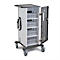 Mobiele oplaadwagen ergotron® YES35, tot 35 tablets, smartphones &amp; e-readers, verstelbare rekken, 4 compartimenten, 12,7 kg per compartiment, B 620 x D 600 x H 1170 mm