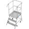 Mobiele platformtrap Krause Stabilo Professional, enkelzijdige toegang, 1x3 treden, platform 600 x 700 mm, werkhoogte 2750 mm