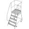 Mobiele platformtrap Krause Stabilo Professional, enkelzijdige toegang, 1x5 treden, platform 600 x 700 mm, werkhoogte 3200 mm