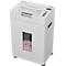 White paper shredder with paper visible in a window. Control panel with "IDEAL" and buttons.