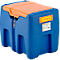 Mobile Tankstelle CEMO Blue-Mobil EASY, mit Tauchpumpe CENTRI SP30 12 V, 210 l Tank für AdBlue®, Klappdeckel, B 785 x T 595 x H 685 mm