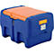 Mobile Tankstelle CEMO Blue-Mobil EASY, mit Tauchpumpe CENTRI SP30 12V, 440 l Tank für AdBlue®, Klappdeckel, B 1180 x T 800 x H 710 mm