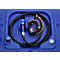 Mobile Tankstelle CEMO Blue-Mobil EASY, mit Tauchpumpe CENTRI SP30 12V, 440 l Tank für AdBlue®, Klappdeckel, B 1180 x T 800 x H 710 mm