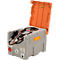 Mobile Tankstelle CEMO DT-Mobil Easy 200 l, Elektropumpe CENTRI SP30, 12 V, 30 l/min, Automatik-Zapfpistole, Klappdeckel, B 800 x T 620 x H 610 mm