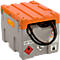 Mobile Tankstelle CEMO DT-Mobil Easy 200 l, Elektropumpe CENTRI SP30, 12 V, 30 l/min, Automatik-Zapfpistole, Klappdeckel, B 800 x T 620 x H 610 mm