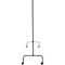 Mobiler Garderobenständer MAULlimbo, ausziehbare Seitenarme, B 1510 x T 500 x H 1560 mm, schwarz + 10 Kleiderbügel, schmutzhemmende Oberfläche, schwarz