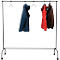 Mobiler Garderobenständer MAULlimbo, ausziehbare Seitenarme, B 1510 x T 500 x H 1560 mm, schwarz + 10 Kleiderbügel, schmutzhemmende Oberfläche, schwarz