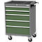 Mobiler Schubladenschrank Bedrunka+Hirth, 5 Schübe, Schiebegriff, abschließbar, bis 500 kg, B 680 x T 500 x H 1000 mm, Stahlblech