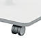 Mobiles Flipchart Nobo Move & Meet, abnehmbares Whiteboard, magnetisch, B 714 x T 1200 x H 453 mm, Stahl, weiß
