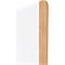 Mobiles Whiteboard Rocada Natural, drehbar, magnethaftend, Stahl auf Melaminholzplatte, Tafelfläche mit B 1000 x H 1200 mm