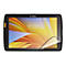 Zebra Tablet mit Schutzfolie, die an der unteren rechten Ecke leicht abgezogen wird.