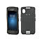 Schwarzgraues Smartphone mit Hülle. Auf dem Display: 10:00 Uhr, Donnerstag, 27. September. Die Hülle trägt den Schriftzug MOBILIS.