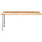 Modulare Werkbank Schäfer Shop Select, Anbaueinheit, Buche Multiplexplatte, bis 500 kg, B 2000 x T 700 x H 840 mm, Lichtgrau ral 7035