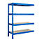 module d'extension, rayonnage à emboîter pour rayonnage à longue portée, 4 étagères, H 2000 x l. 1525 x P 600 mm