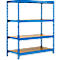 module de base, rayonnage à emboîter pour rayonnage à longue portée, 4 étagères, H. 2400 x l. 1600 x P 600 mm