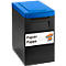 Module opvangbak WSB zwart, deksel blauw