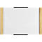 moedel deurlabel LMH, DIN A6, hout en aluminium frame, individueel labelbaar, polyester afdekking, zelfklevende montage, B 160 x H 103 mm, ahorn