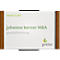 moedel deurlabel LMH, DIN A6, hout en aluminium frame, individueel labelbaar, polyester afdekking, zelfklevende montage, B 160 x H 103 mm, eik