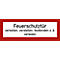moedel Hinweisschild „Feuerschutztür verkeilen, verstellen, festbinden o. ä. verboten“, DIN 4066, selbstklebend, L 105 x B 297 mm, Folie, rot-schwarz-weiss