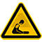 moedel Panneau d'avertissement 'Attention : risque d'étouffement', selon ISO 7010 W041, film autocollant, longueur de côté 200 mm