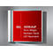 moedel Plaque de porte Sidney, cadre en aluminium, anodisé, inscriptible individuellement, montage vissé/collé, L 167 x H 148 mm, alu-gris